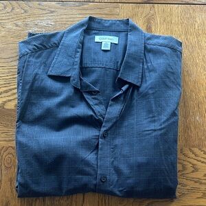 Calvin Klein Navy Checkered Shirt